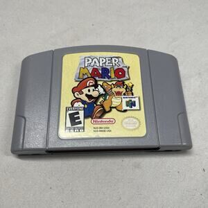 Paper Mario N64 Nintendo – Authentic - Cartridge Only Tested Working!!!